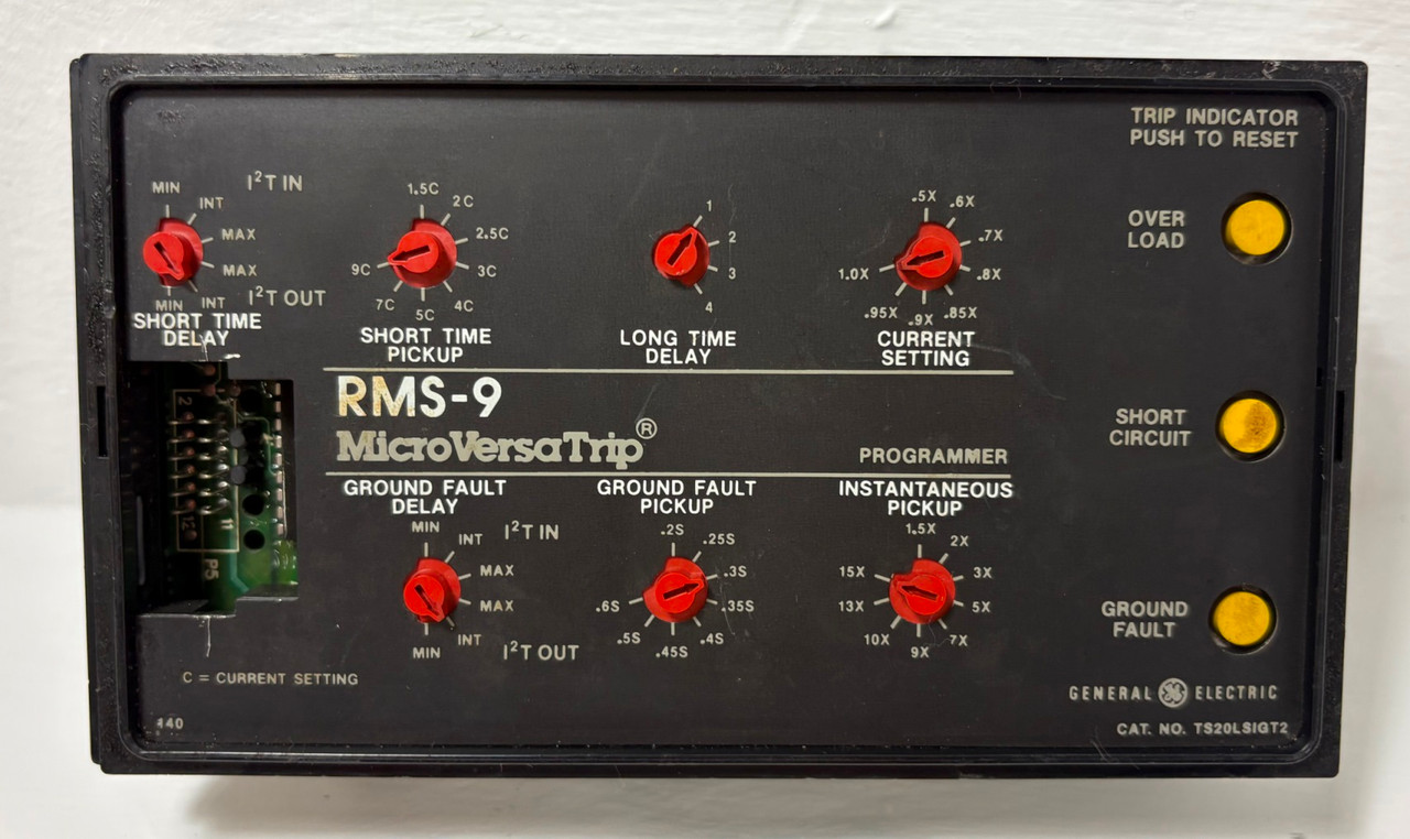GE TS20LSIGT2 RMS-9 MicroVersaTrip Horizontal Trip Unit LSIG no plug or cover (EM5980-2)