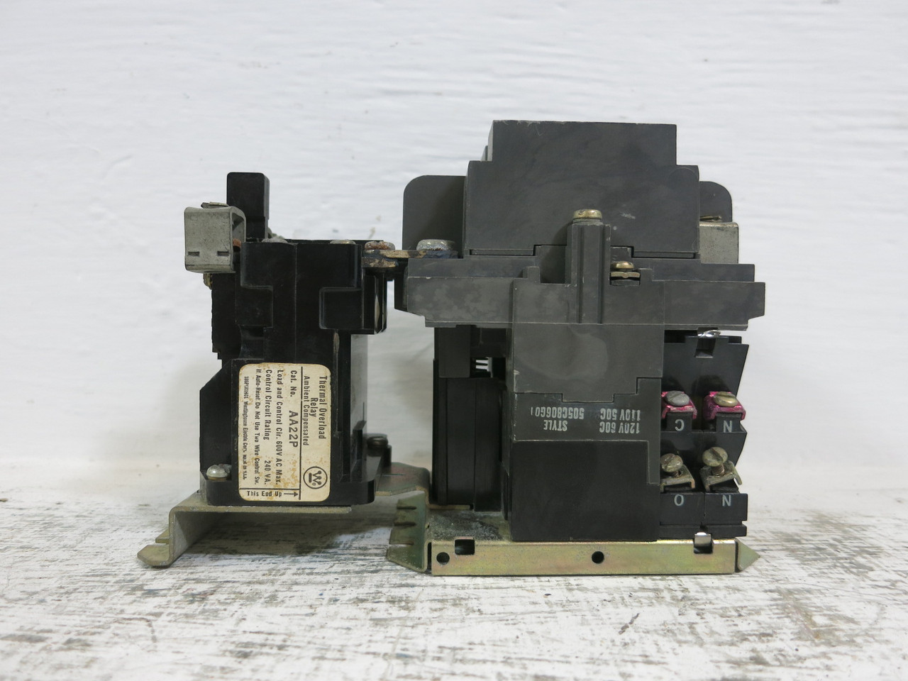 Westinghouse Size 2 Starter A201K2CA 45 Amps 25 HP Coil 120V (BJ1145-1)