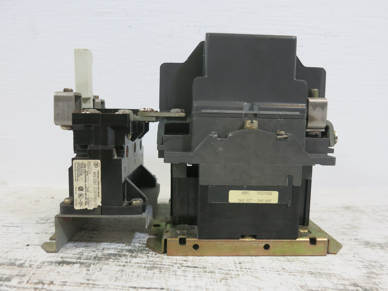 Westinghouse A201K3CA Size 3 Motor Starter 120V Coil Single Phase & Polyphase (BJ1146-1)