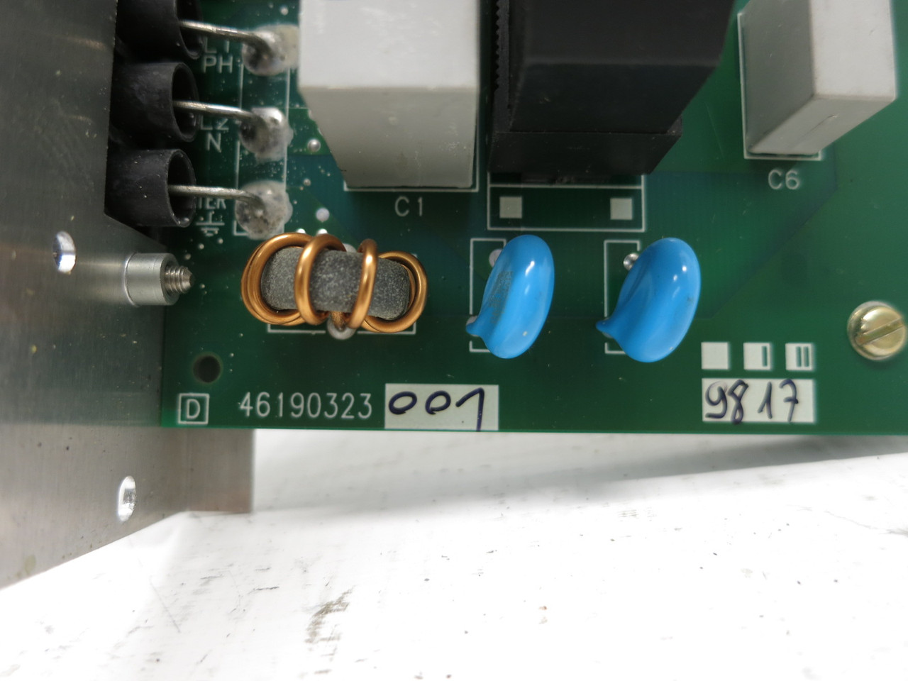 Honeywell 46190320 + 46190323 Chart Recorder Power Supply Board Module DPR180 (DW8417-1)