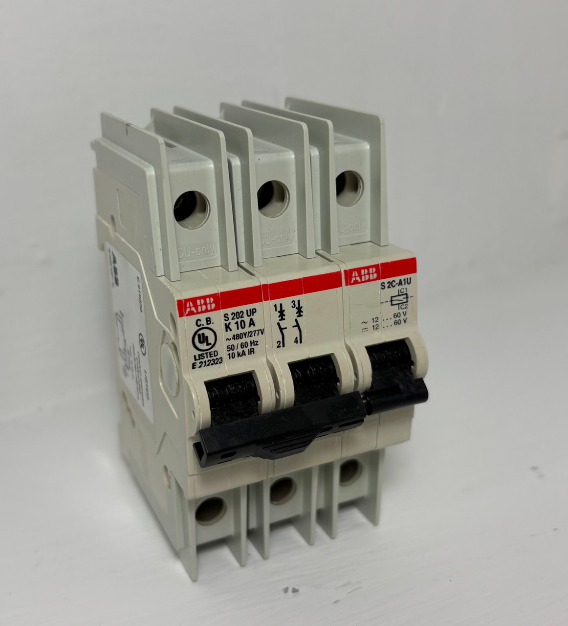 NEW ABB 2635724 S202UP-K10A1 10A Circuit Breaker 480Y/277V S2C-A1U 2P 10 Amp NIB (EM5984-63)