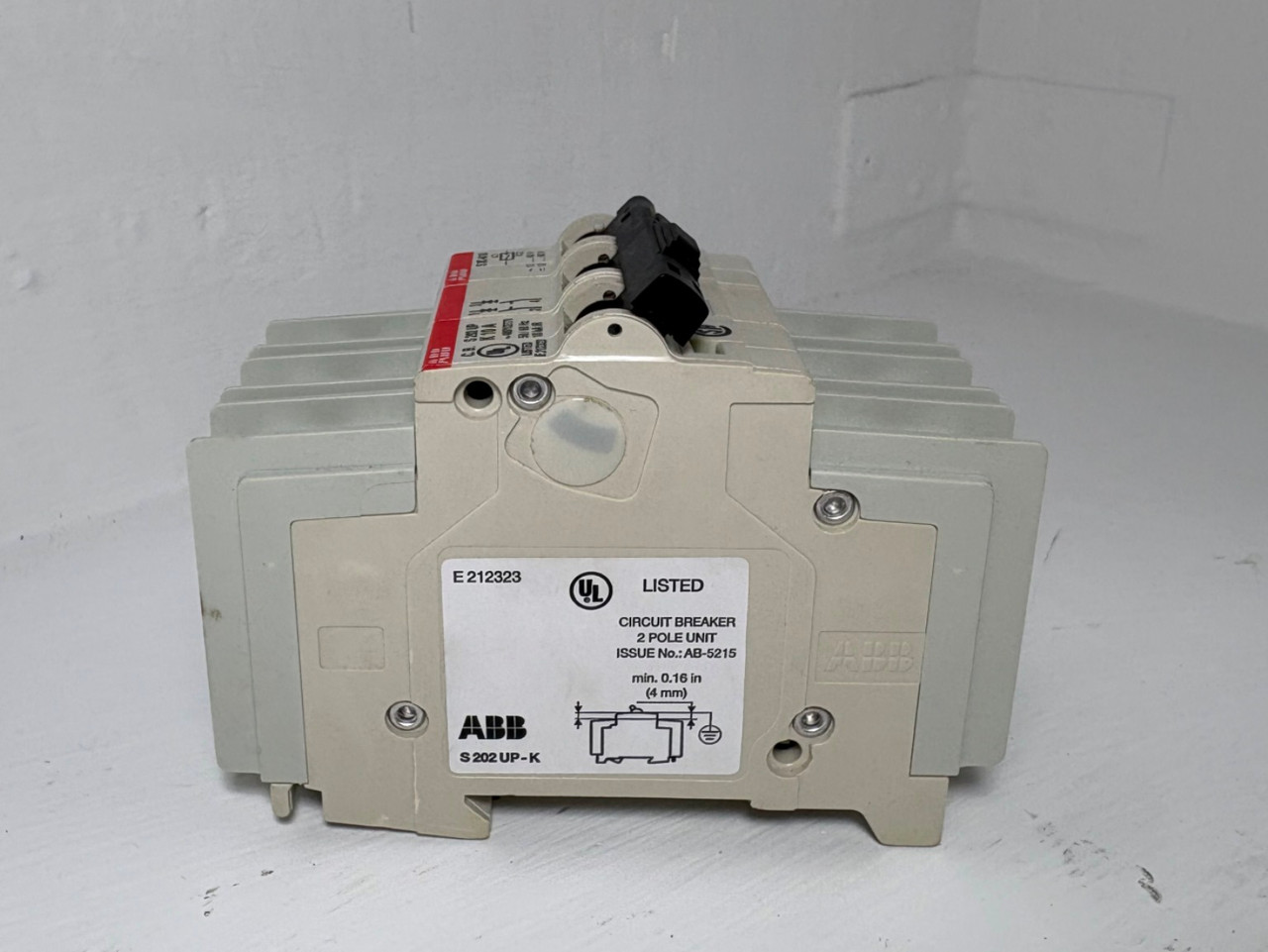 NEW ABB 2635724 S202UP-K10A1 10A Circuit Breaker 480Y/277V S2C-A1U 2P 10 Amp NIB (EM5984-63)