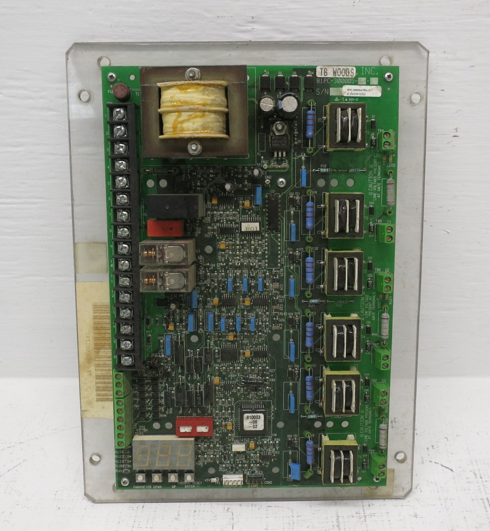 TB Woods BIPC-300005-01 Rev 23 Soft Start Control Board BIPC300005-01 PCB Card (DW8423-1)