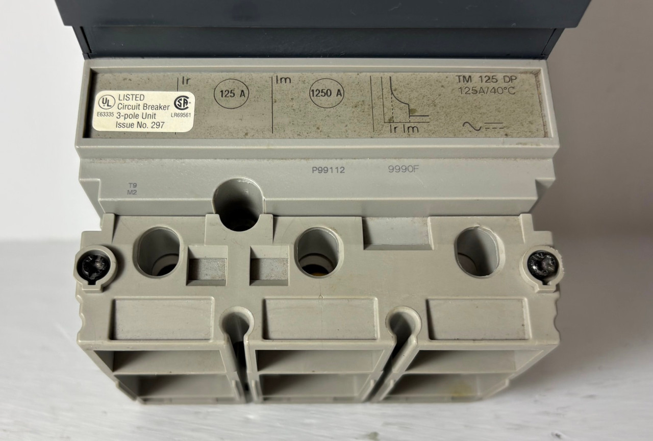 Merlin Gerin NSF150H 150A Compact Circuit Breaker w/ 48 VDC Shunt & Aux 125 Amp (EM5985-1)