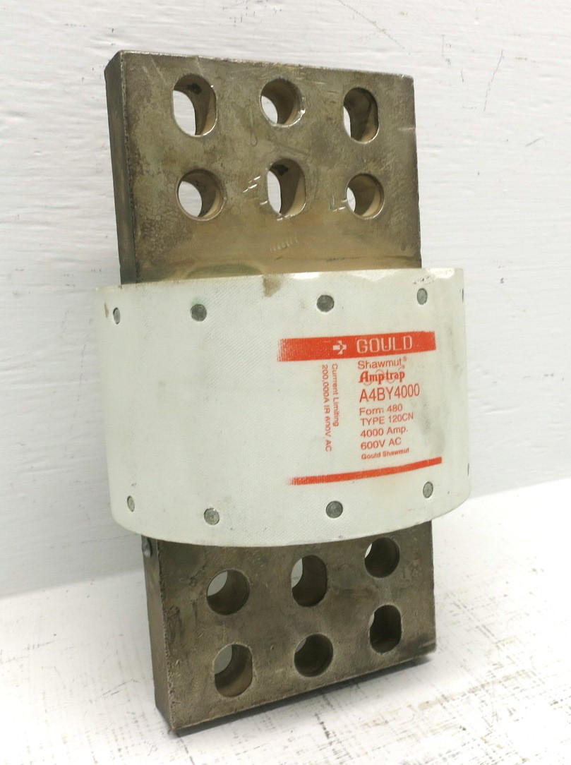 Image of Gould Amp-Trap A4BY4000 Type 120CN 4000A Fuse Current Limiting 600V 4000 Amp 480