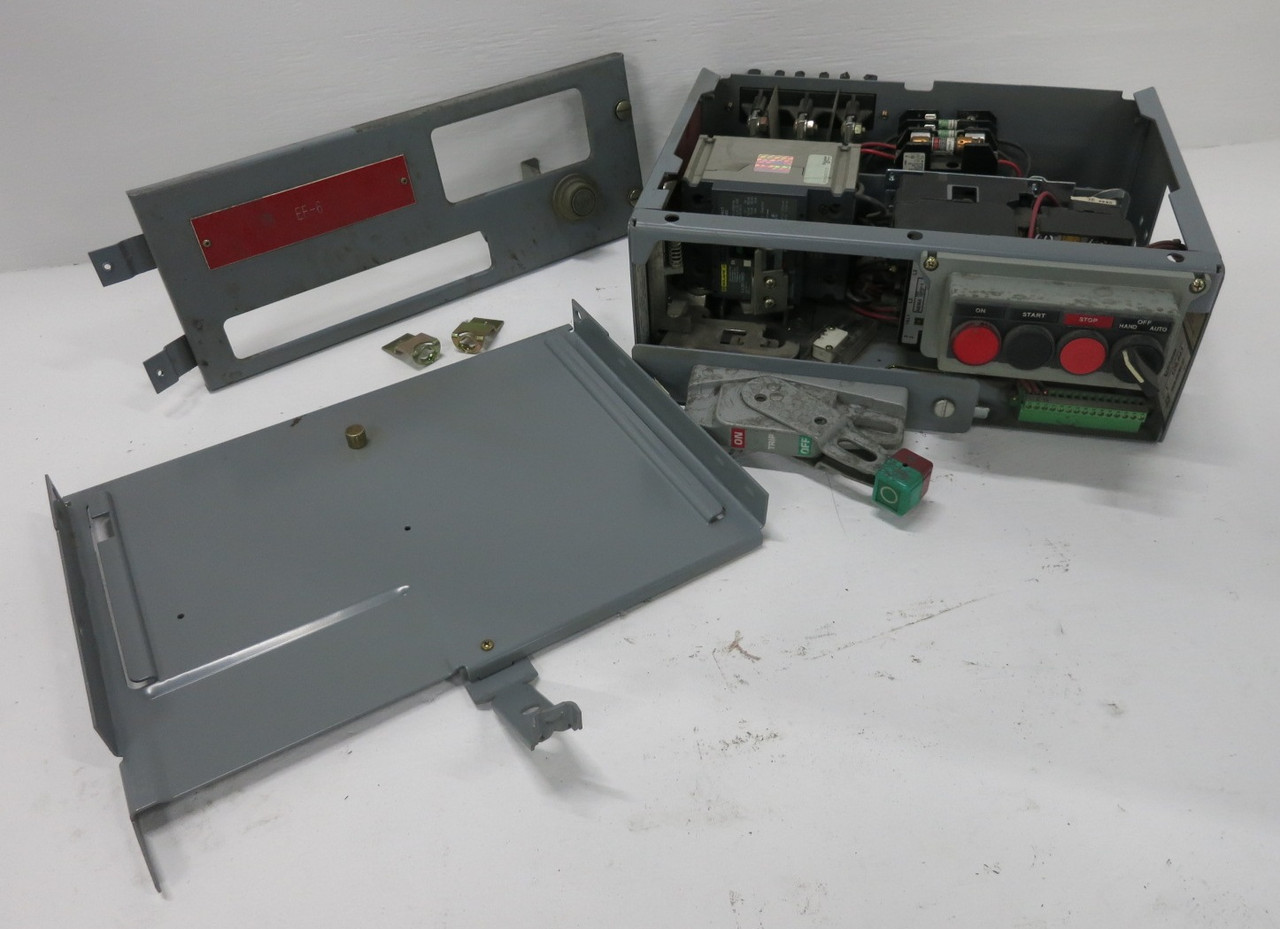 Square D Model 6 15A Breaker Size 1 Starter 6" Compact MCC Bucket 15 Amp GJL (DW8429-35)