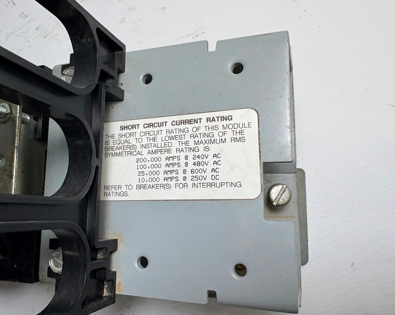 GE AMC6EB 300A Spectra Twin Circuit Breaker Module TED SELA 6 Pole 600V 300 Amp (EM5988-4)