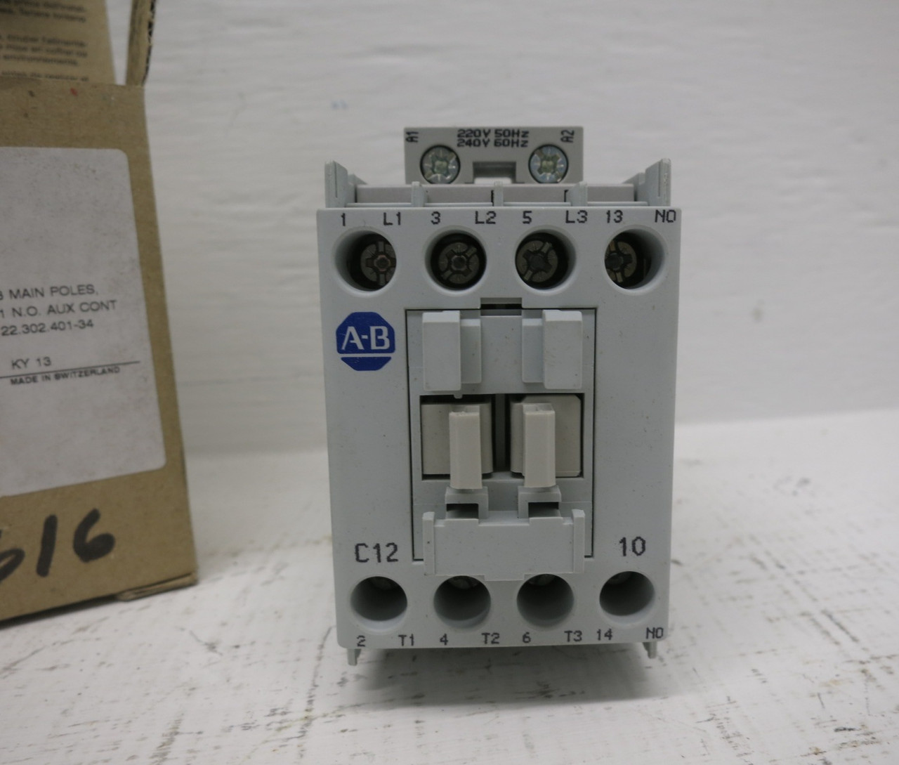 NEW Allen Bradley 100-C12A10 C12 Motor Contactor 240V Coil 100-C12*A10 7.5 HP (DW8432-1)