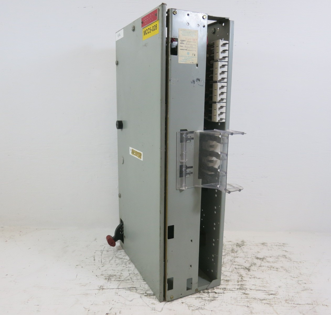 GE 8000 Size 3 Contactor 100 Amp Fusible 30" MCC Bucket CR305EO** 100A (BJ1151-1)