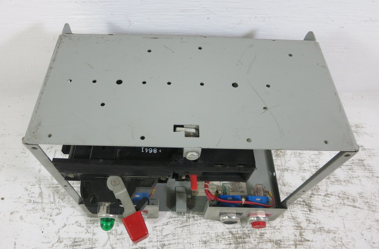Telemecanique 5642 5640 Size 2 Combo Starter 50A 12" MCC Bucket A821D Gould (BJ1160-2)