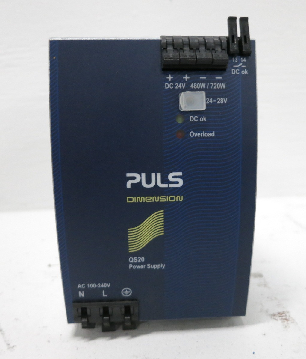 NEW Puls QS20.241 Dimension Power Supply QS20 120/240 VAC - 24 VDC PS QS-20-241 (DW8461-5)
