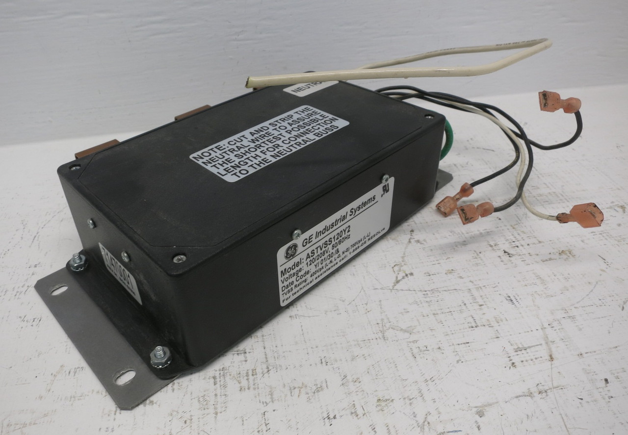 GE ASTVSS120Y2 Transient Voltage Surge Suppressor 120/208V 3PH TVSS Protector (DW8459-1)