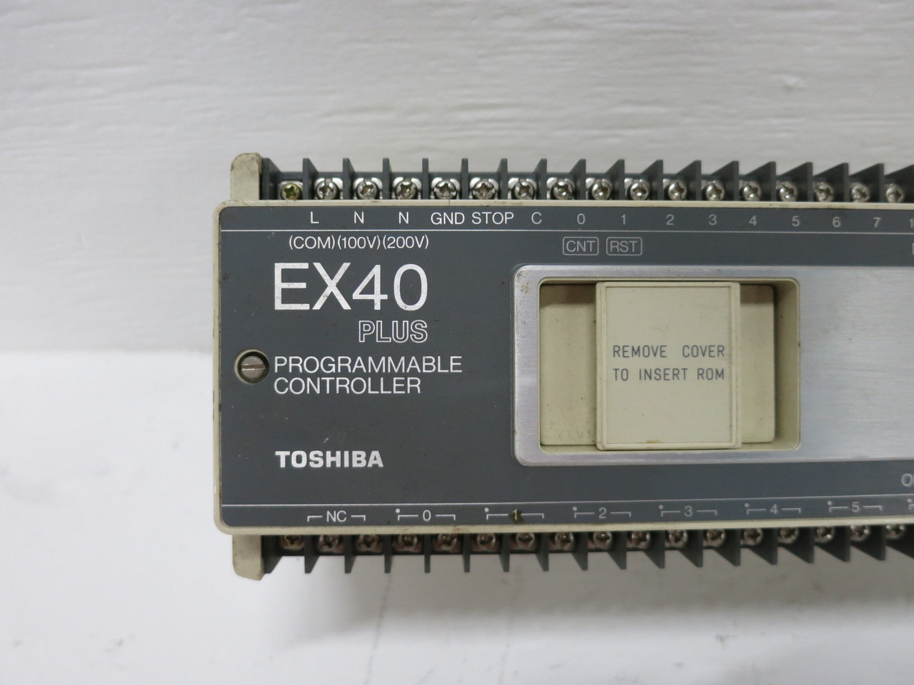 Toshiba EX40*4MCRD5 EX40 Plus Programmable Controller CPU PLC Basic Unit Module (DW8470-1)