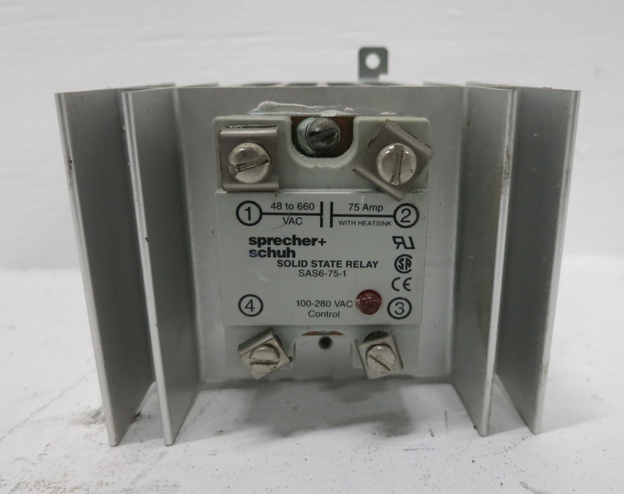 Sprecher + Schuh SAS6-75-1 Solid State Relay 75A Out SAS6751 (DW8466-7)