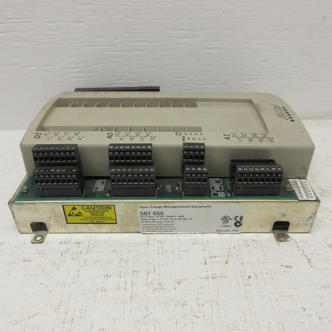Siemens Landis & Staefa 587 655 Raptor Controller Board Input: 24V Output: 120V (AH1544-1)