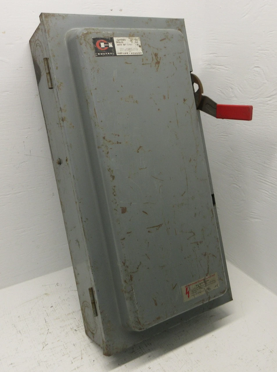 Cutler Hammer 4105H303H 100 Amp 240V Fusible Heavy Duty Safety Switch Disconnect (AH1545-1)