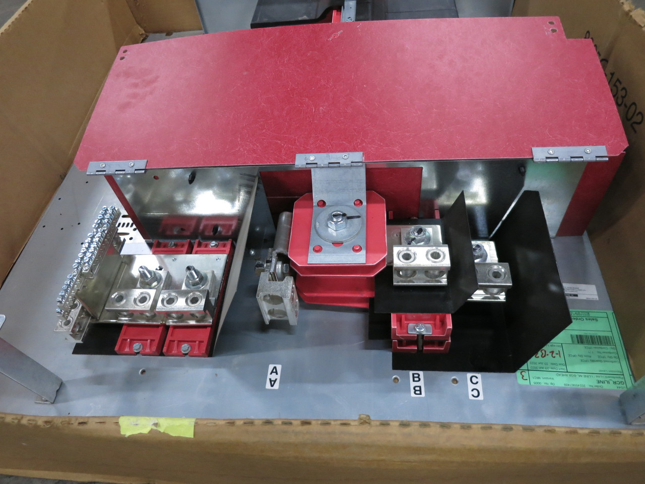 NEW Square D 400A HCP I-Line Panel Board Interior 480/277 V MLO 3PH 4W ...