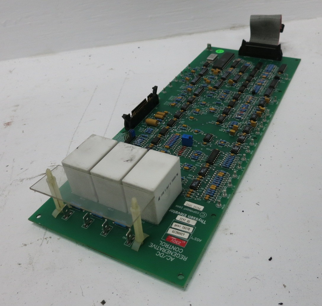 Thyssen Elevator 6300GC20 Rev G AC/DC Regenerative Control PC Board Dover 230V (DW8489-4)