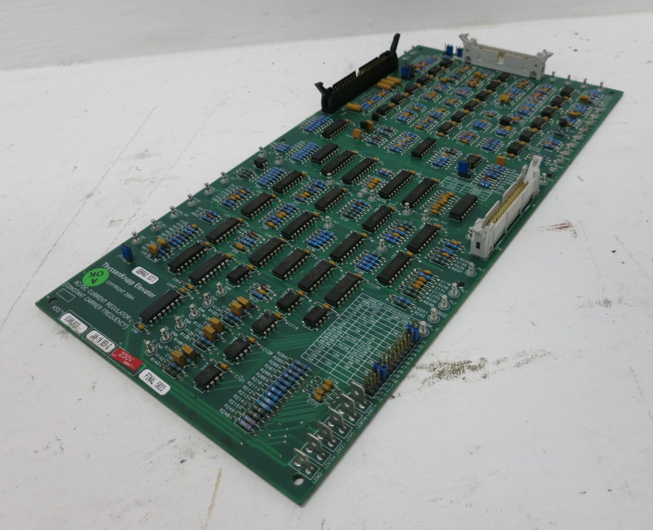 Thyssen Elevator 6300LR21 Rev G AC/DC Current Regulator PC Board PCB Dover 230V (DW8487-1)