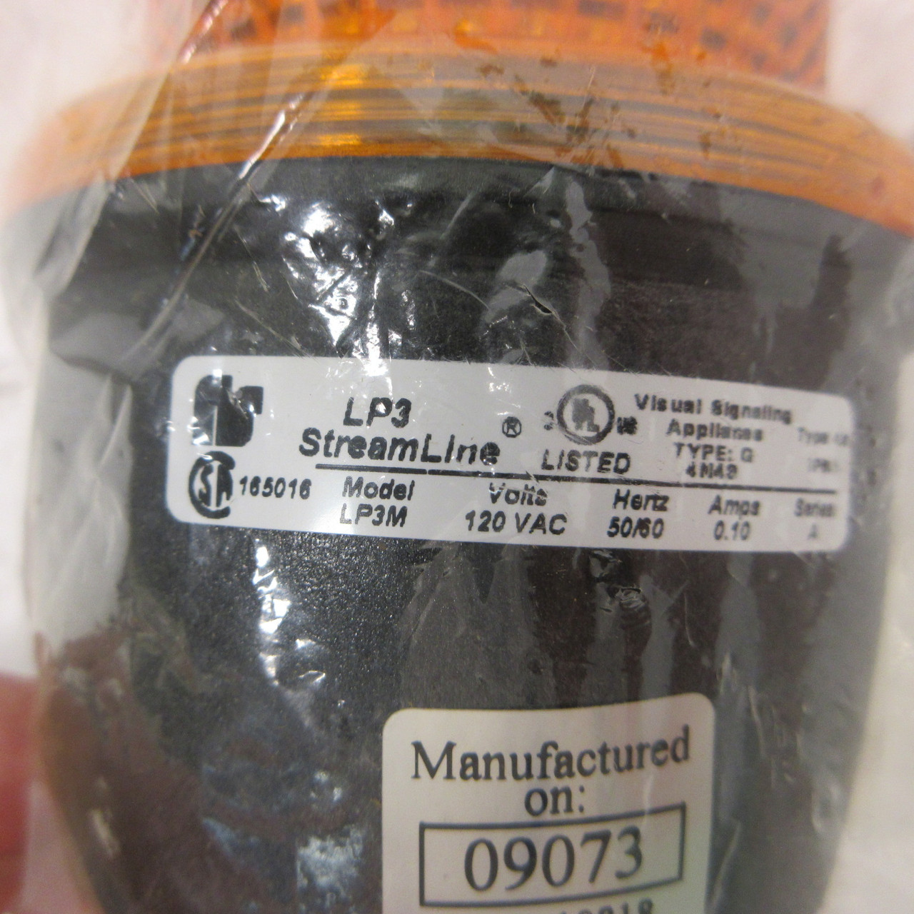 NEW LP3 Streamline LP3M-120A Visual Signaling Appliance Model LP3M 120VAC NIB (AH1551-2)