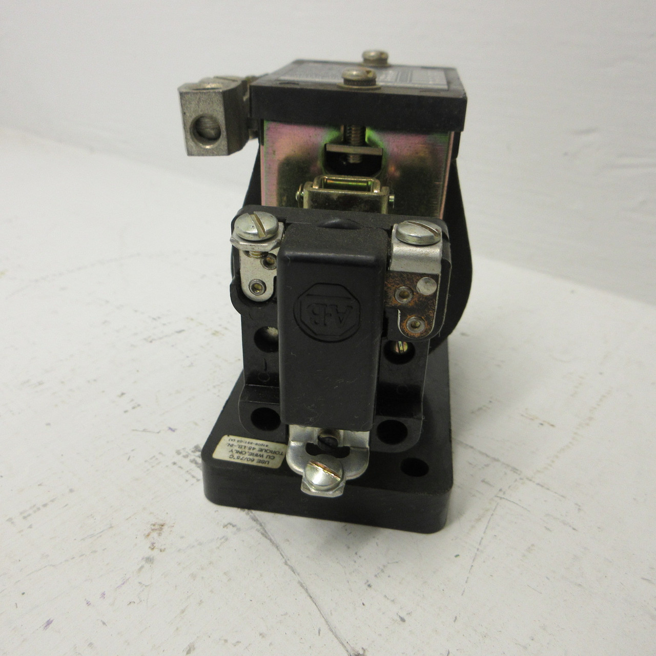 Allen Bradley 809-A09E Instantaneous Trip Relay Ser. A 809A09E 809-A09 E 600V AB (AH1550-3)