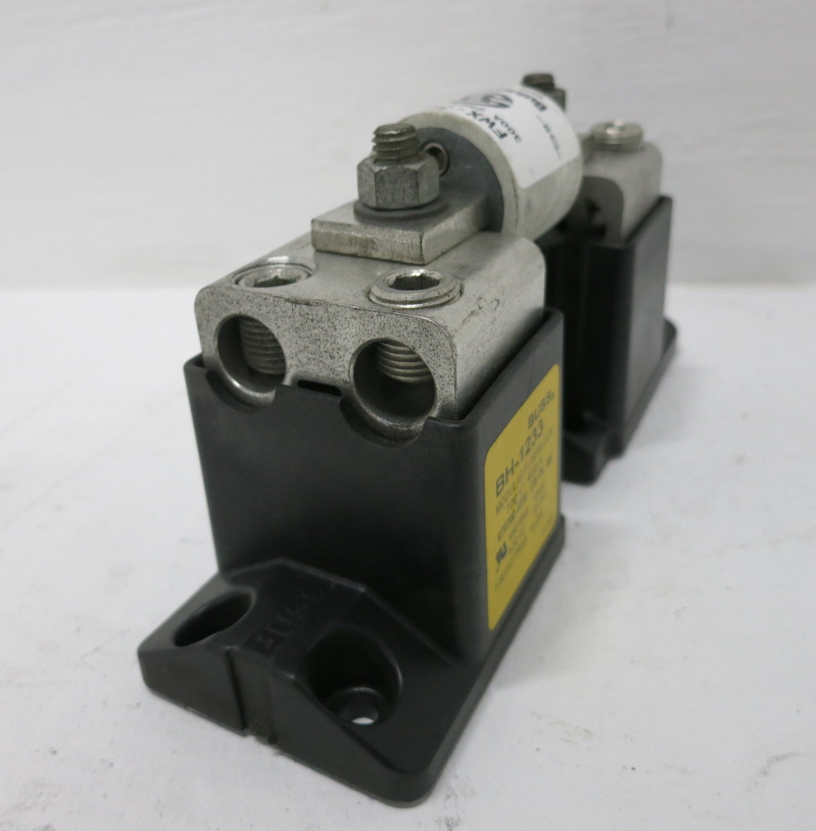 BUSS BH-1233 Fuse Block Assembly w/ FWX-300A Fuse Modular Fuseblock 400A 700V (DW8496-15)
