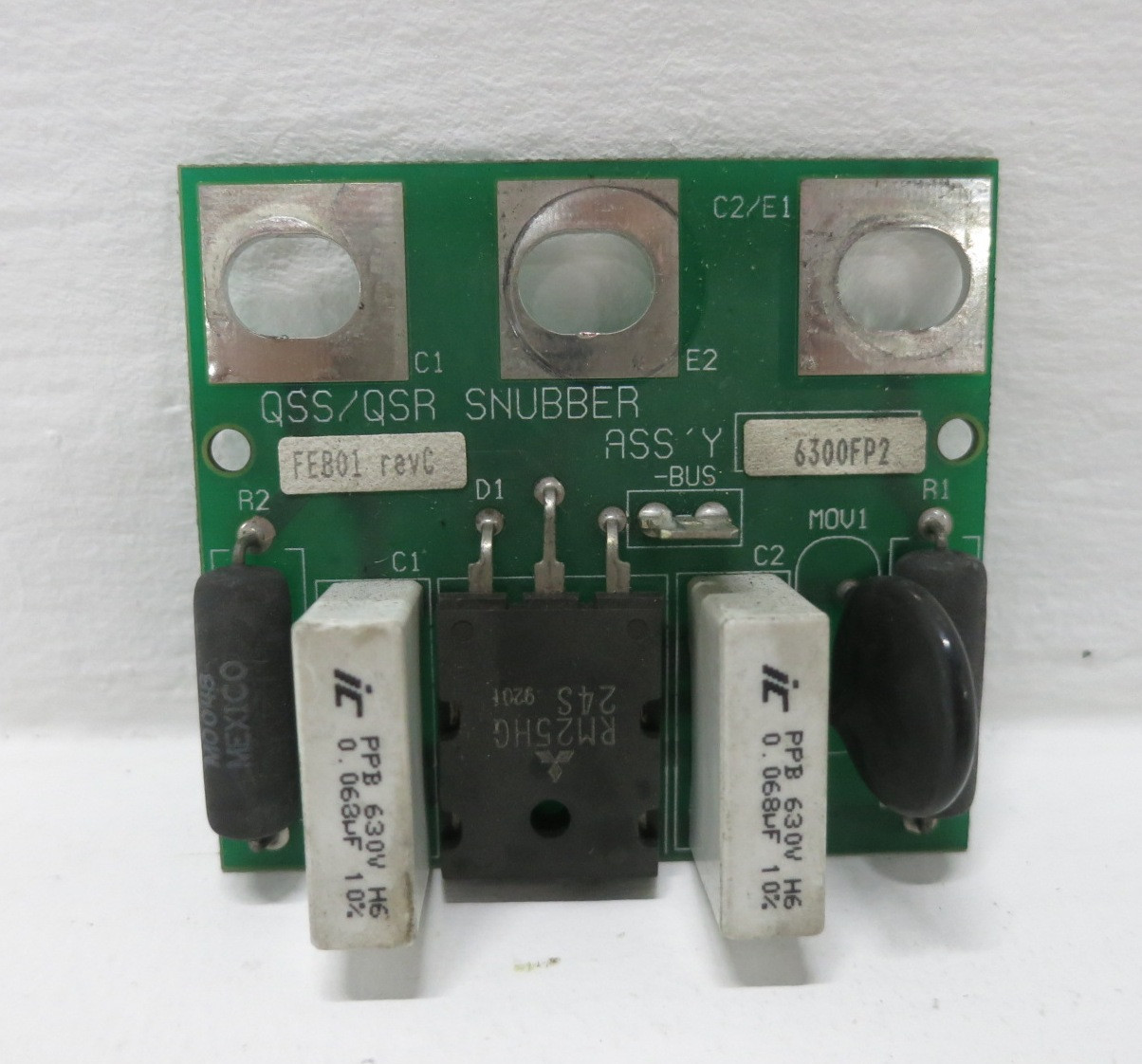 Thyssen Elevator 6300FP2 Rev C QSS/QSR Snubber PC Board Dover PCB Card (DW8492-5)