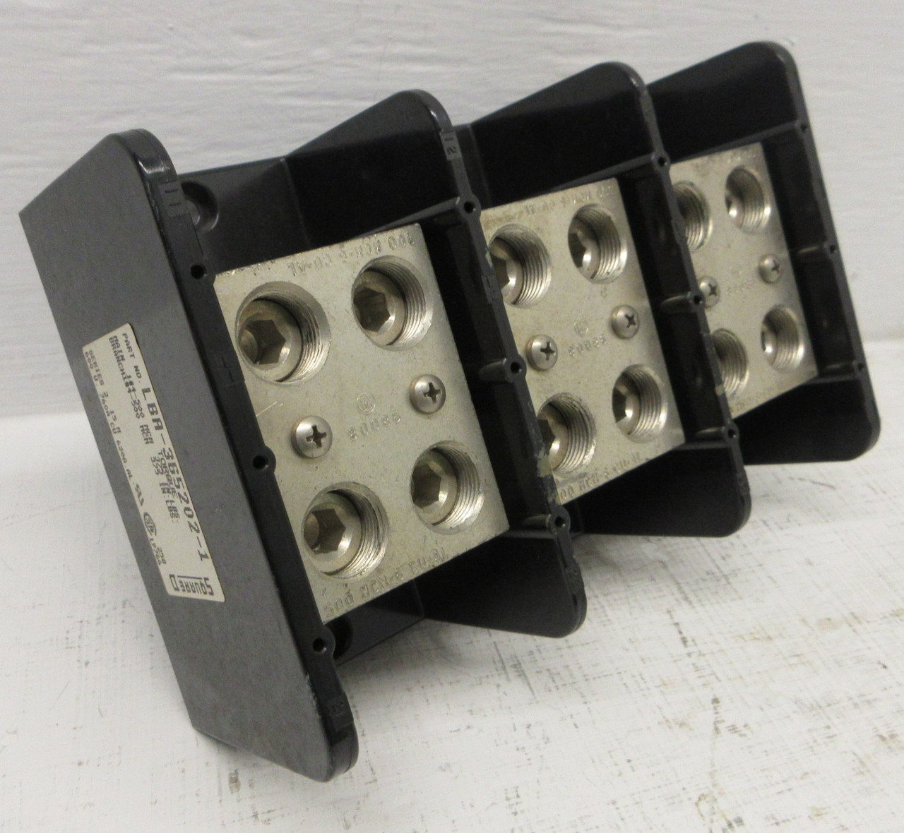 Image of NEW Square D 9080 LBA-365202-1 Power Distribution Block 760A CU/620A AL 600V NNB