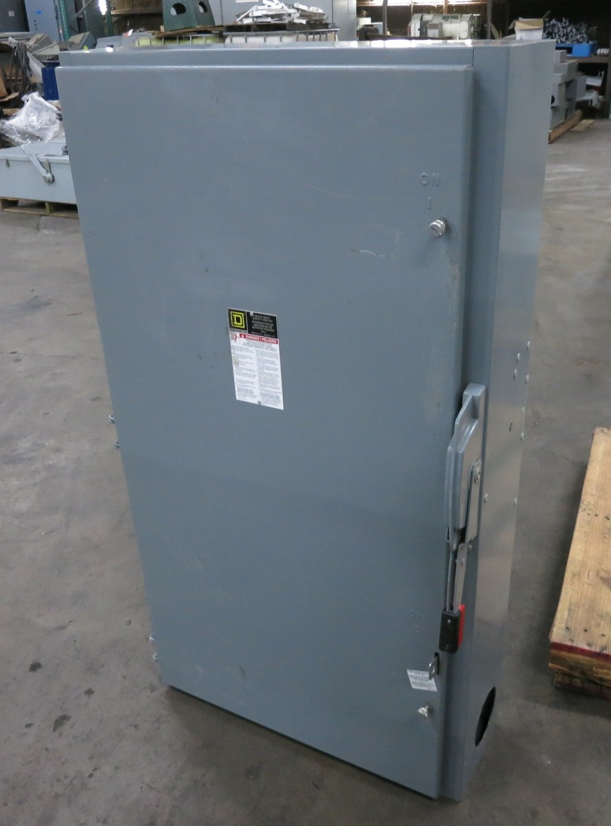 Image of Square D H365N 400A 600V Fusible Safety Switch Disconnect 400 Amp H365-N E04