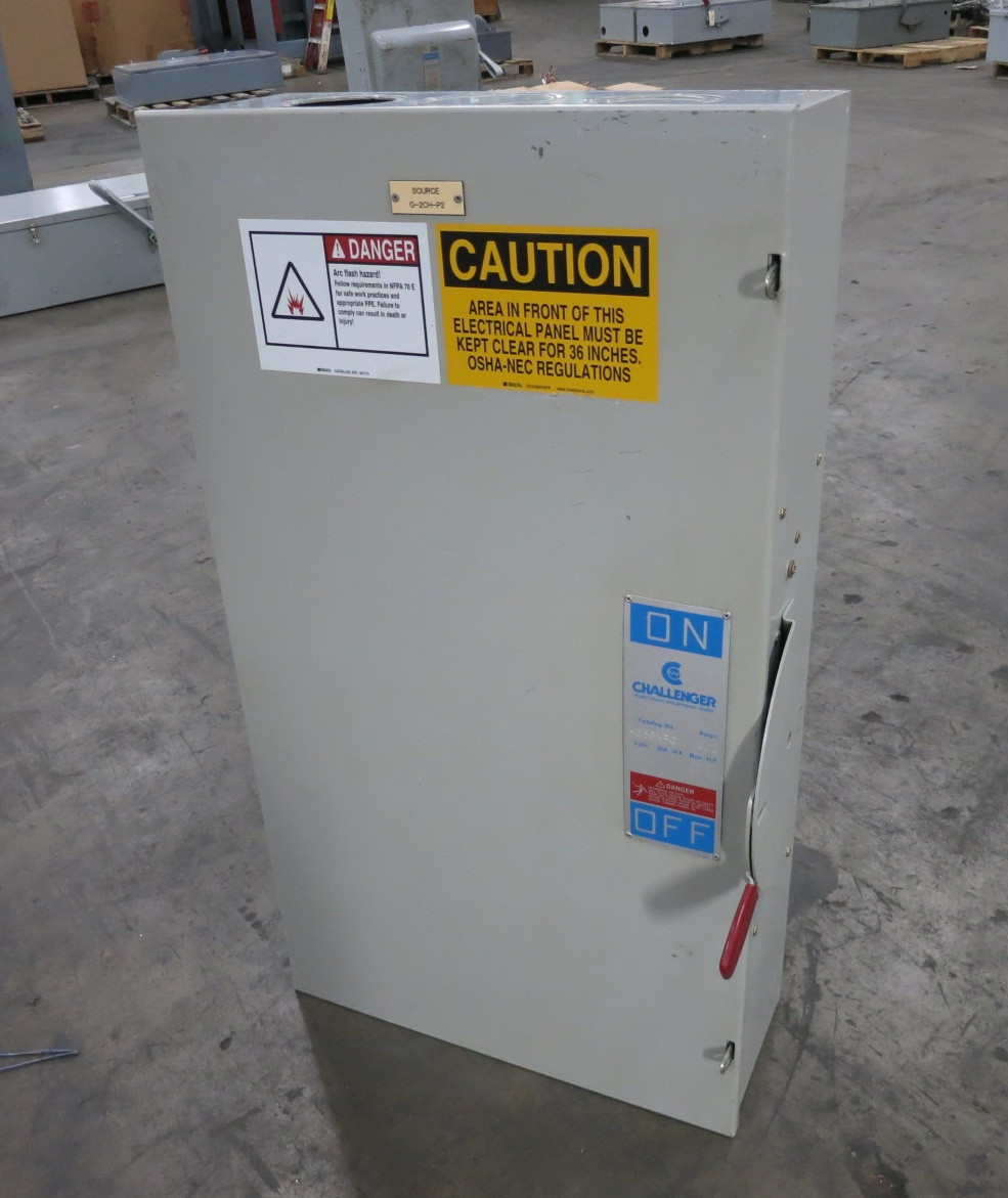 Image of Challenger H365NFC 400A 600V Non-Fusible Safety Switch Disconnect 400 Amp
