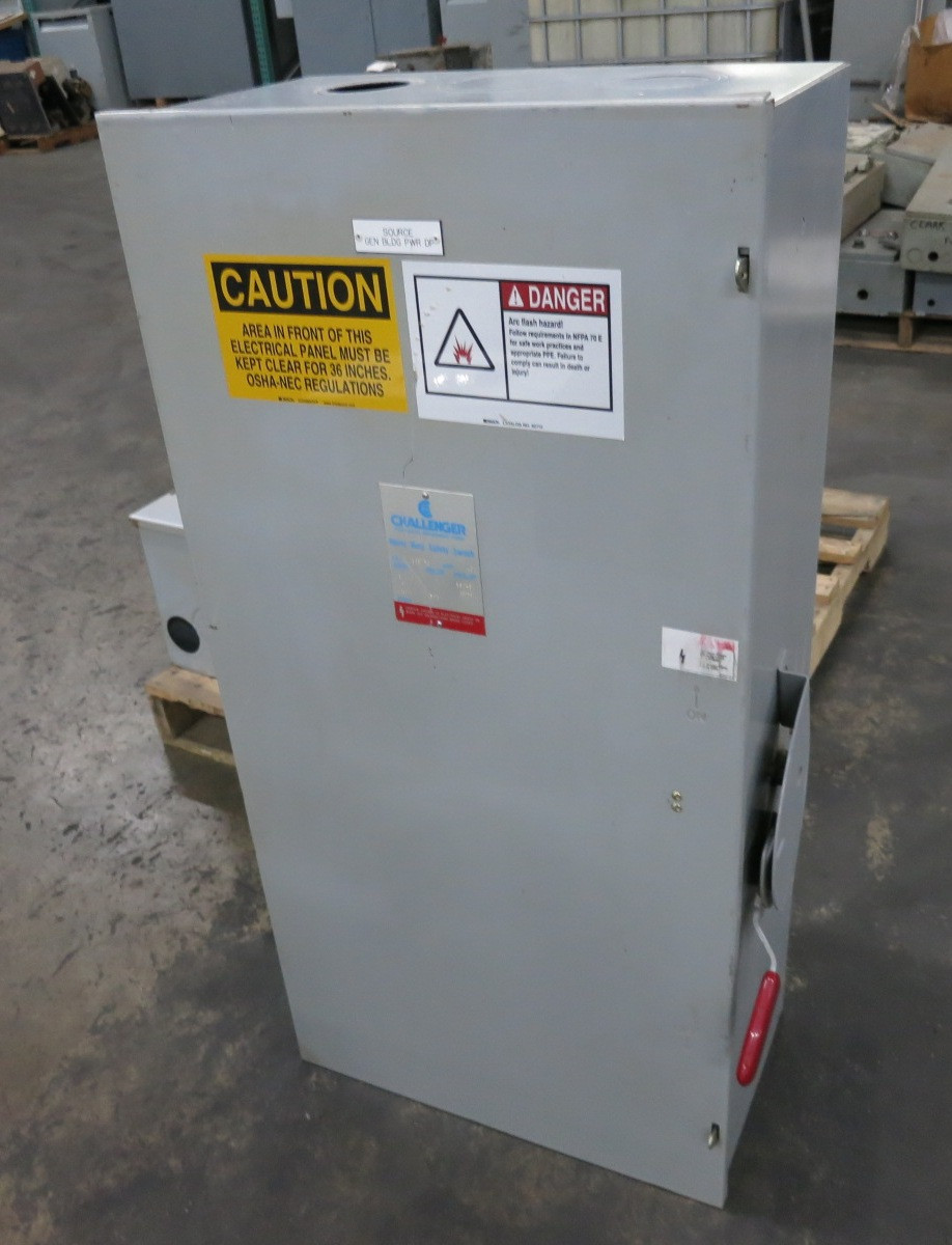 Image of Challenger HD365NFC 400A 600V Non-Fusible Safety Switch Disconnect 400 Amp