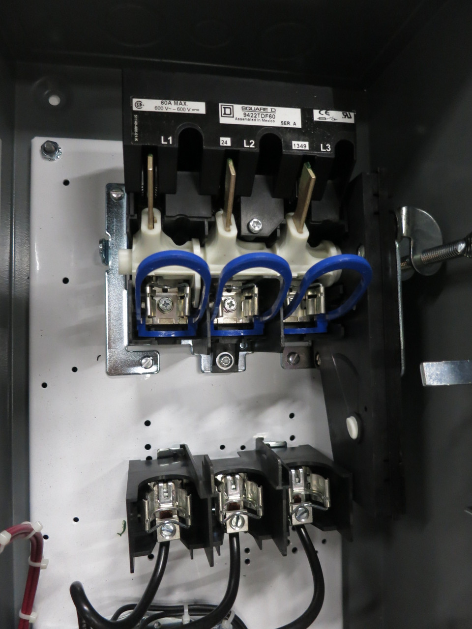 NEW Square D 60A Fused Size 2 Starter Combination Combo Box 60 Amp 8536SDO1H301S (DW8528-1)