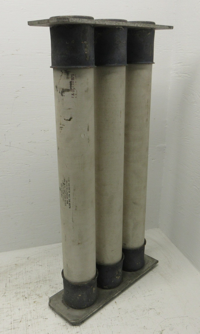 Image of Westinghouse 591C376G02 Fuse Type CLE-3 150-E Amp 15.5KV 3 Pole 50/60HZ 1975