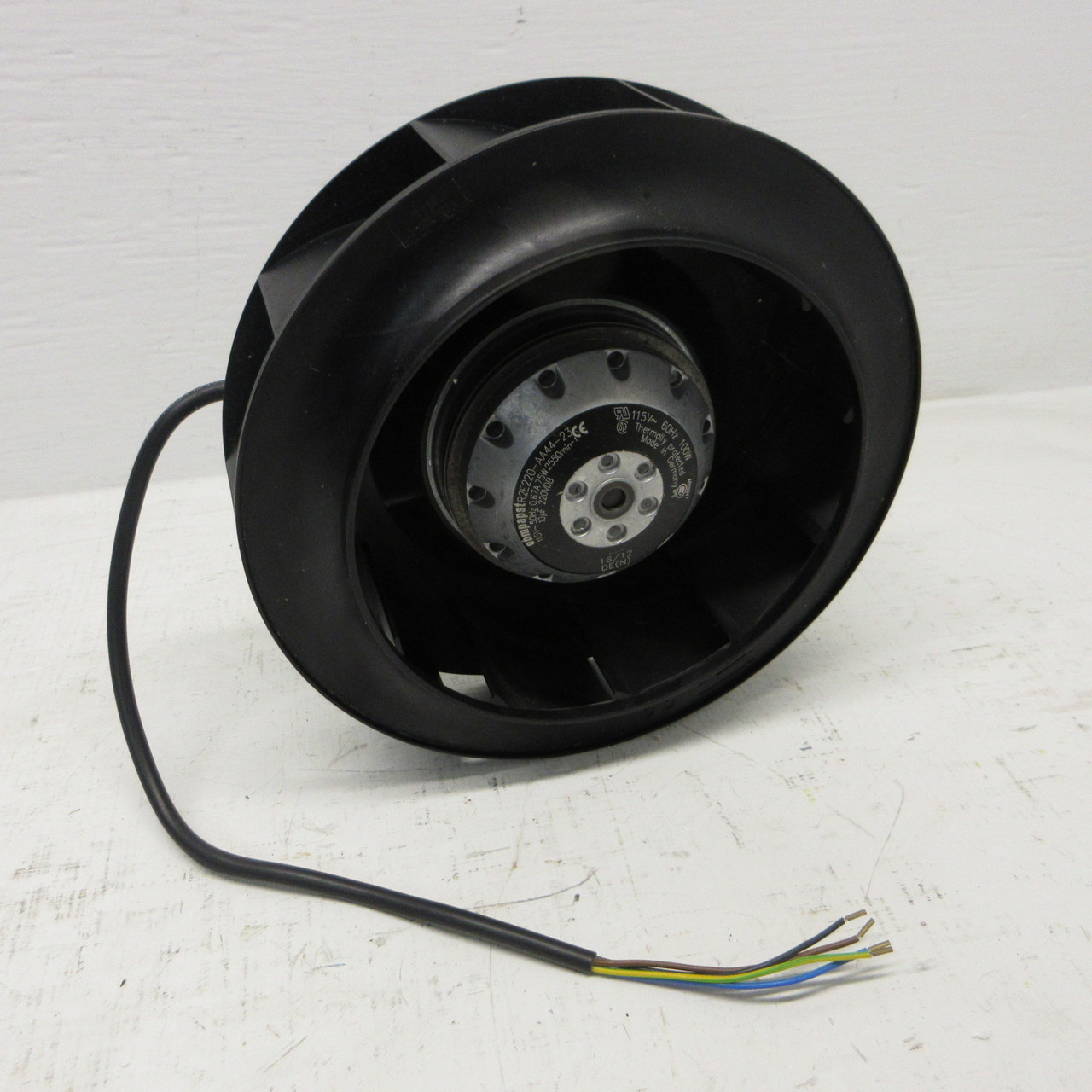 ebm-papst R2E220-AA44-23 Centrifugal Thermally Protected Fan 115V 50/60Hz 100W (AH1582-2)