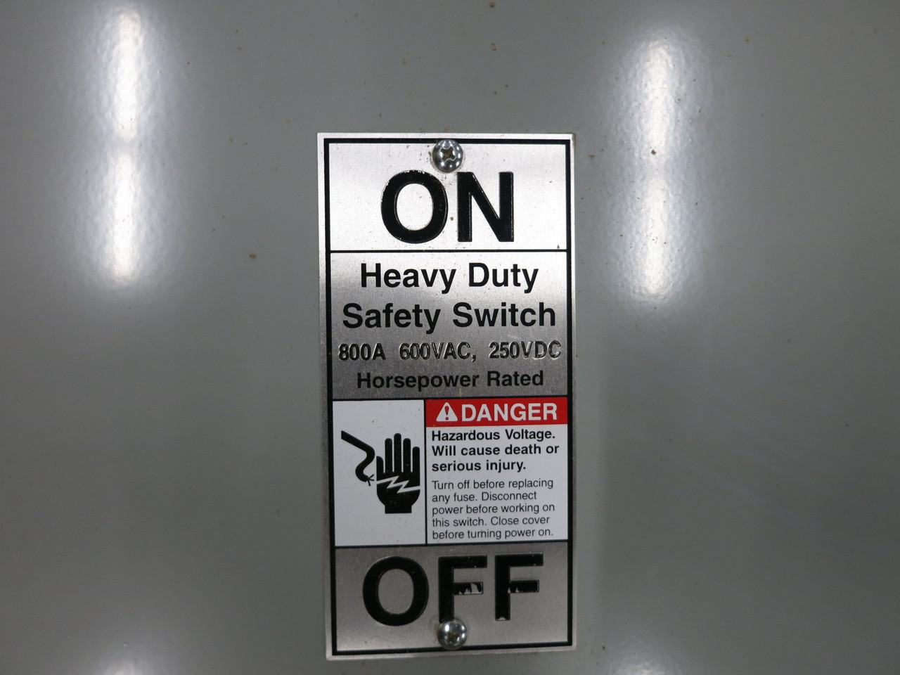 NEW Siemens HF367NR 800A 600V Fusible Safety Switch Disconnect 800 Amp HF367 3R (DW8543-2)