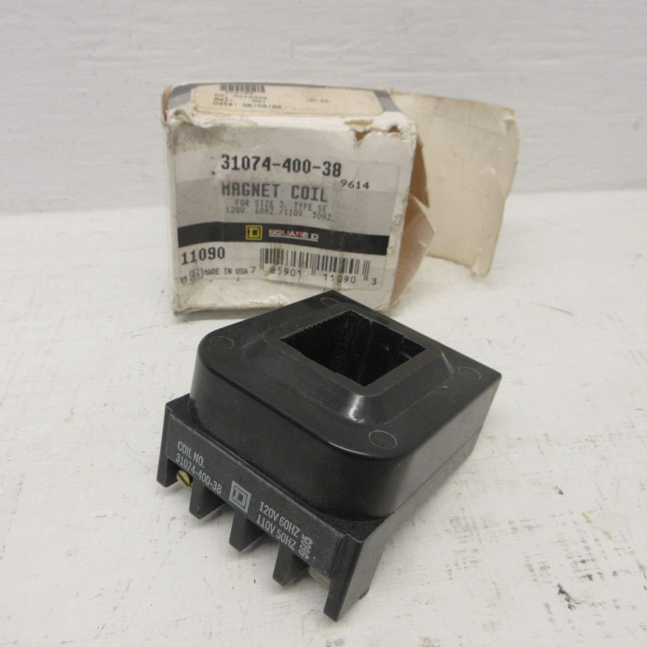 NEW Square D 31074-400-38 Magnetic Starter Coil 110/120VAC Size 3 Type SE NIB (AH1583-1)
