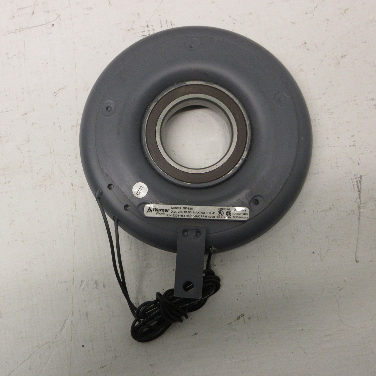 NEW Warner Electric SF-825 Clutch Brake P/N 5201-451-057 90-VDC 4000 RPM 41W NIB (AH1586-1)