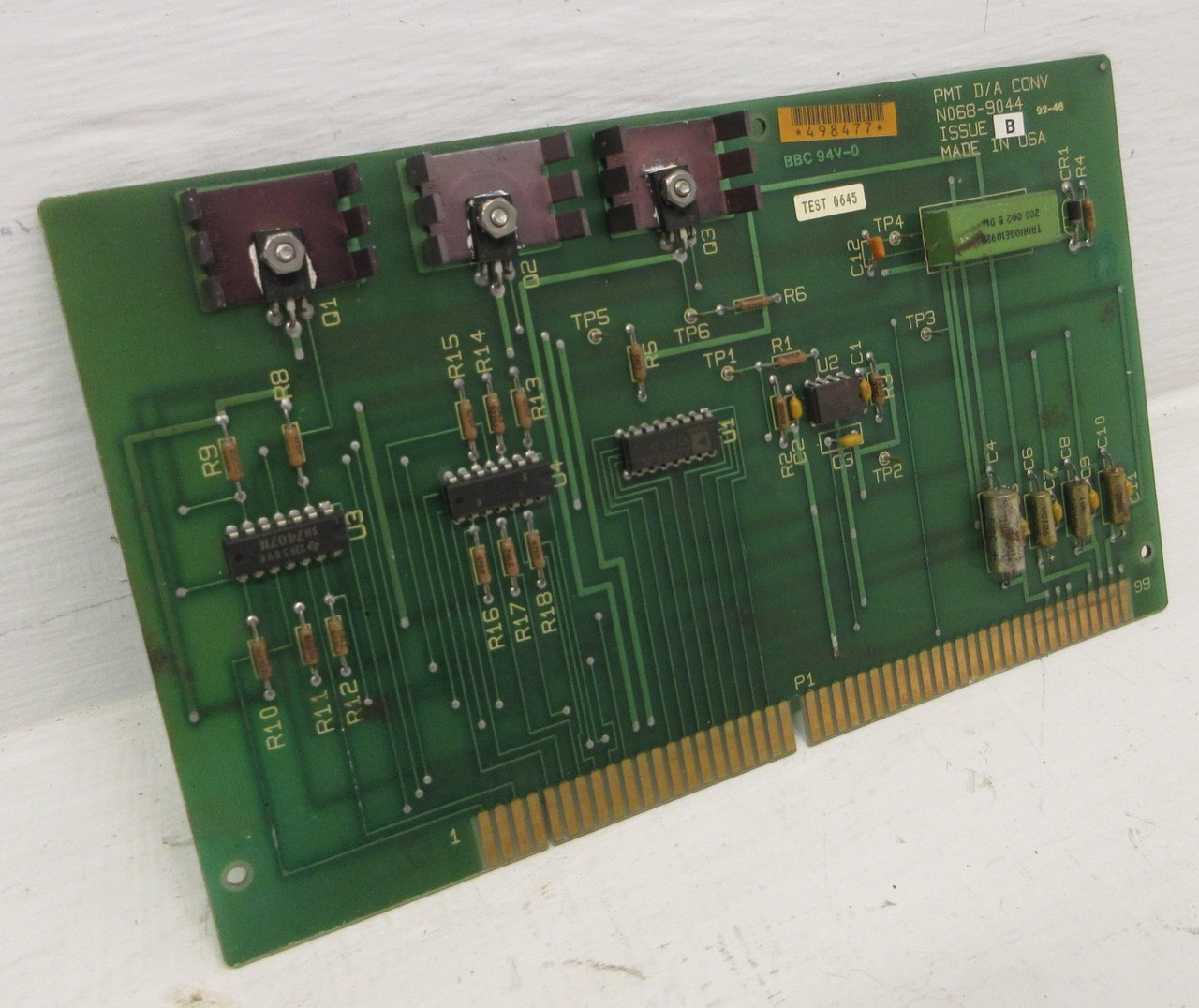 Image of Perkin-Elmer N068-9044 Iss B PMT D/A Conv Board PCB PC Board N068-9041 Iss A