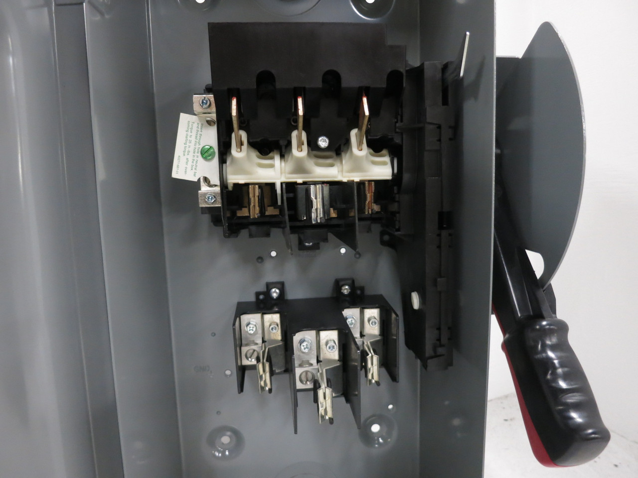 NEW Square D H323N 100A 240V Fusible Safety Switch Disconnect 100 Amp H323-N F05 (DW8556-1)