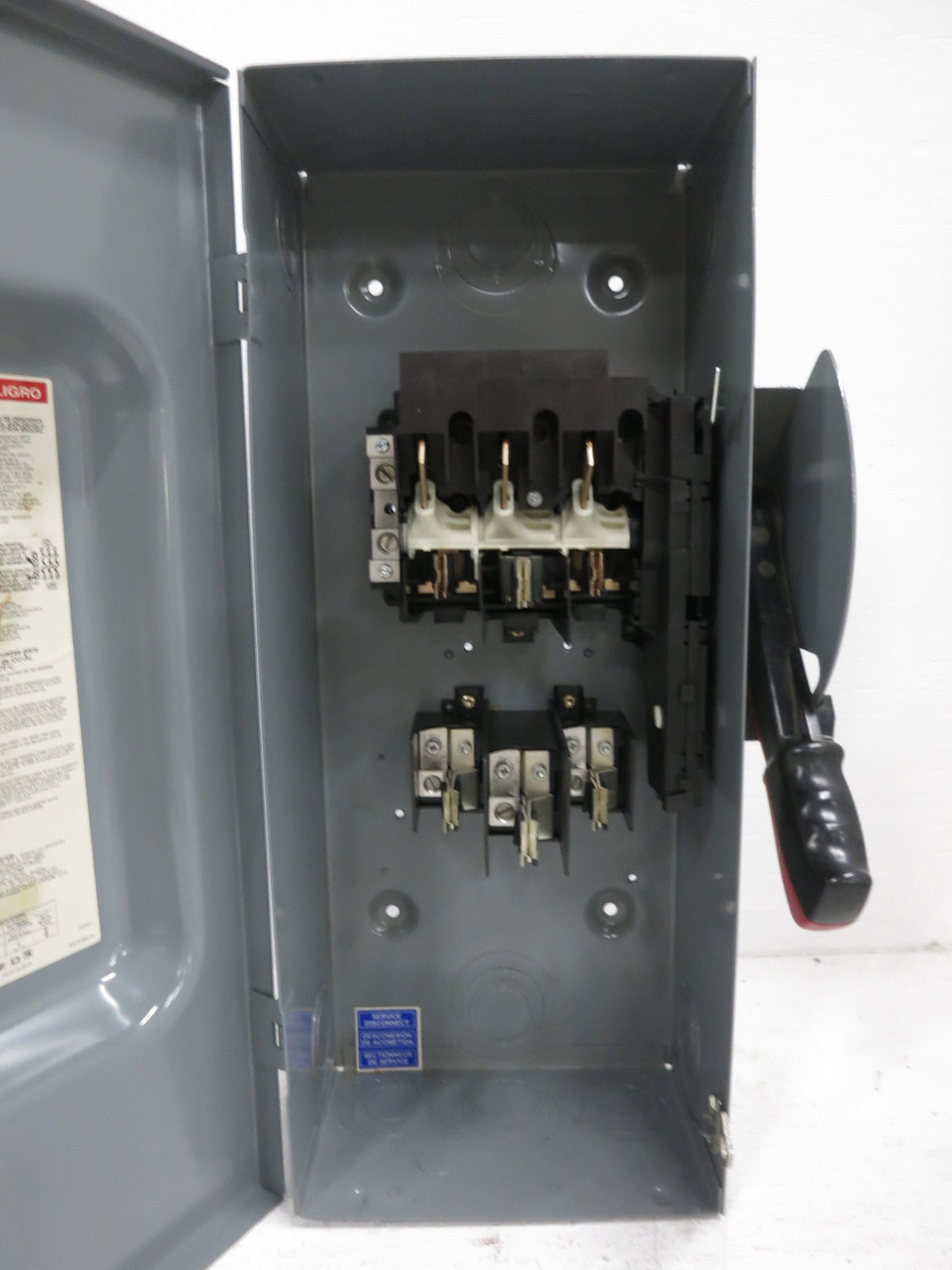 NEW Square D H323N 100 Amp 240V Fusible Safety Switch Disconnect 100A H323-N F05 (DW8557-1)