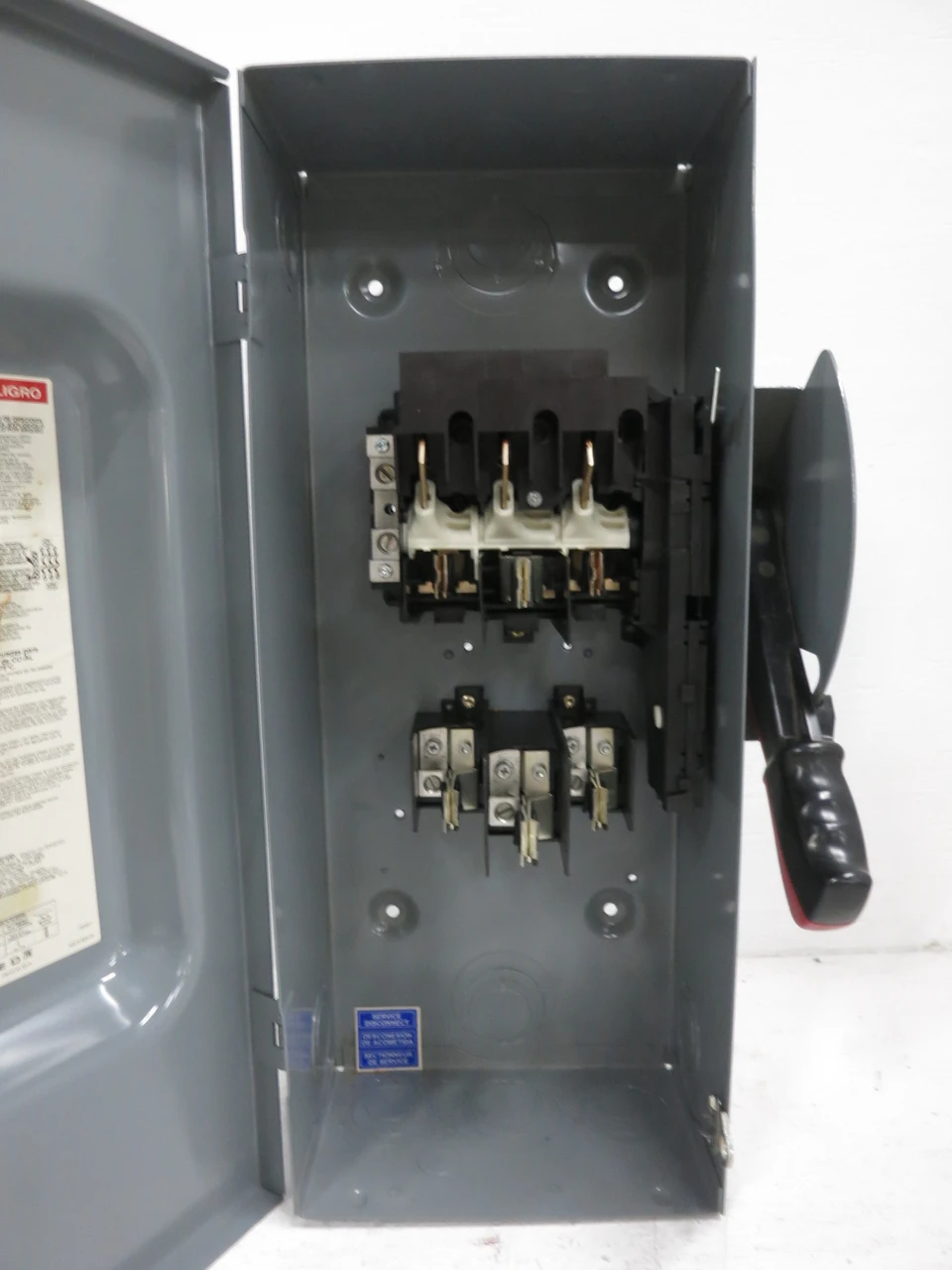 NEW Square D H323N 100 Amp 240V Fusible Safety Switch Disconnect 100A H323-N F05 (DW8557-1)