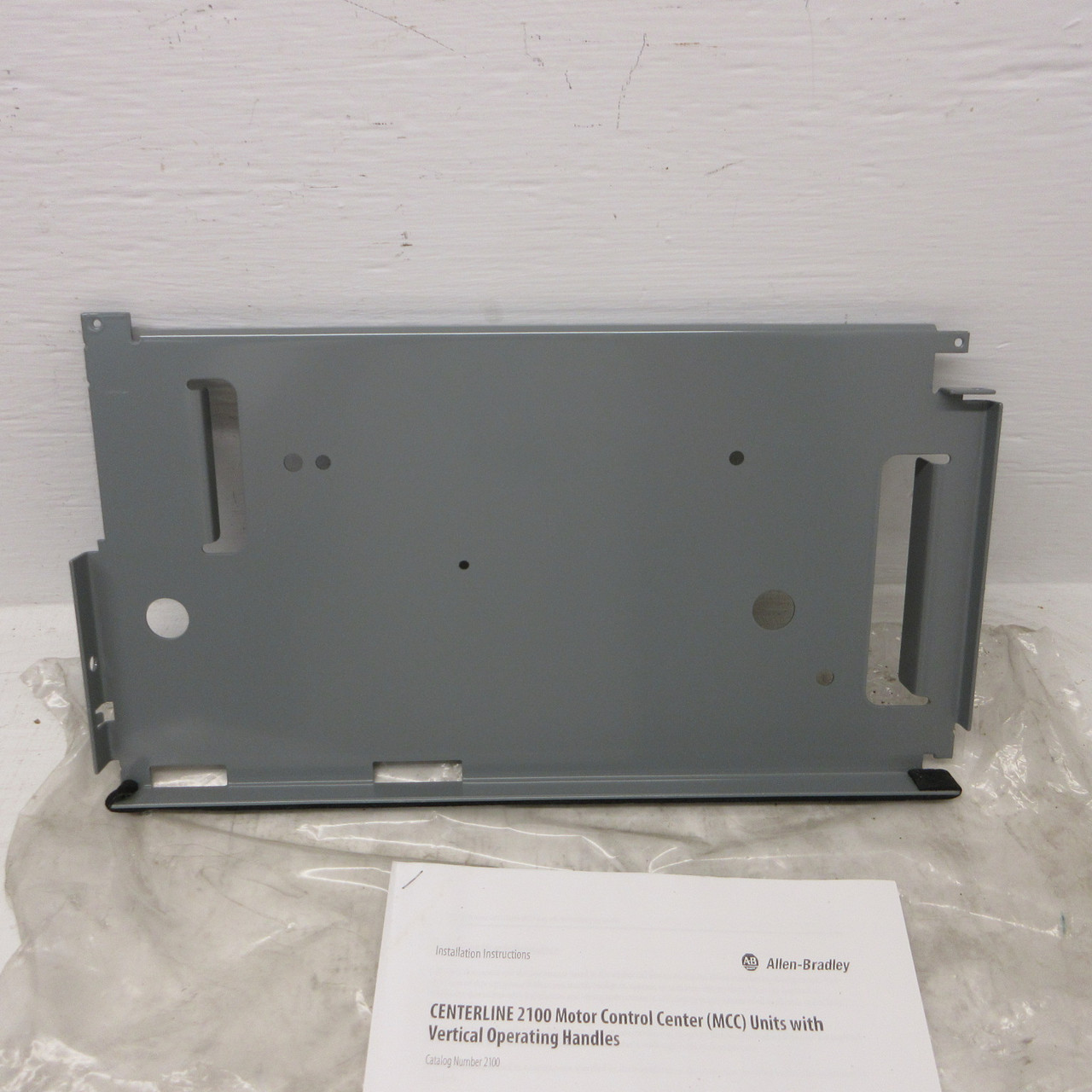 Allen Bradley 2100 Centerline MCC Midshelf Assembly Shelf Support Pan Divider 3 (AH1599-1)