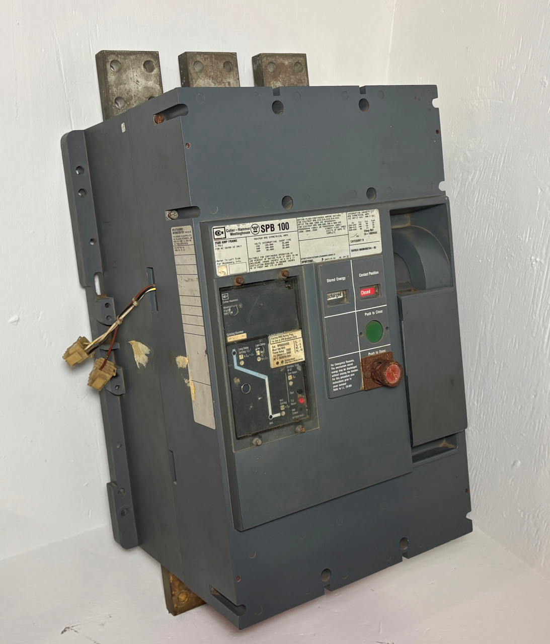 Cutler-Hammer SPBR325F SPB 100 2500A LSI Circuit Breaker 3P 600V 2500 Amp SPB100 (EM5998-1)