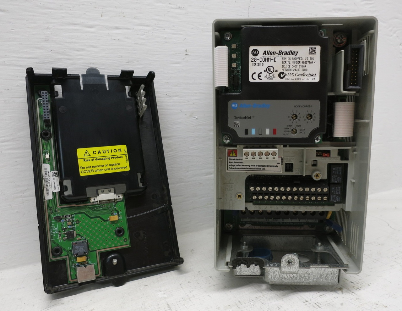 Allen Bradley 0.5 HP PowerFlex 70 AC VS Drive 240V VFD 20AB2P2A0AYNNNC0 208V (DW8574-1)