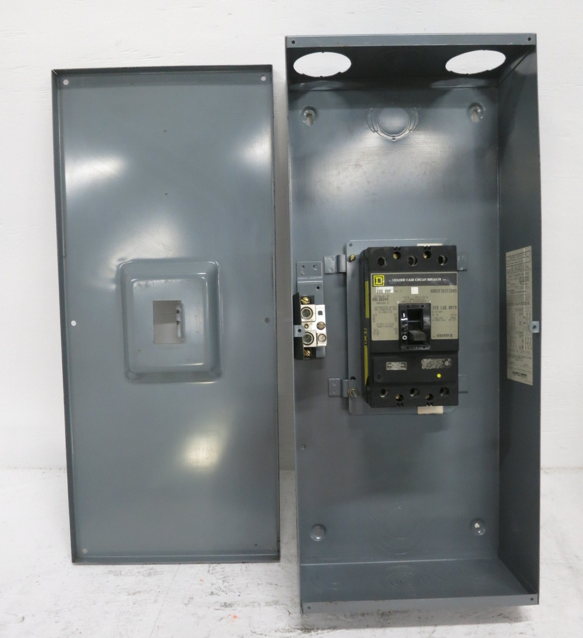 Square D KA225S Ser E1 225A 600V Circuit Breaker Enclosure 200 Amp KAL36200 (DW8577-4)
