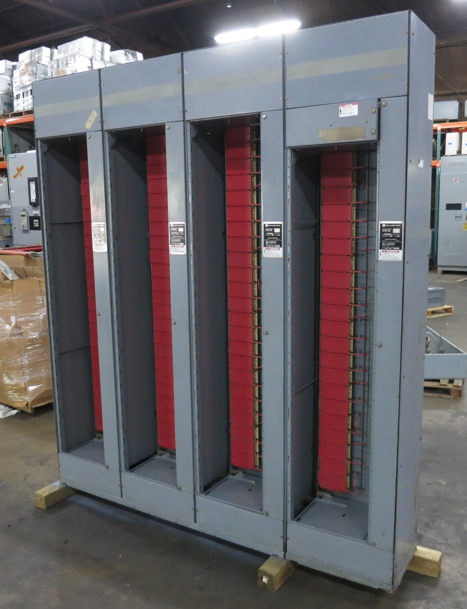 Square D Model 6 600/300 Amp MCC Motor Control Center 4x Section 600A 300A ML (DW8581-1)