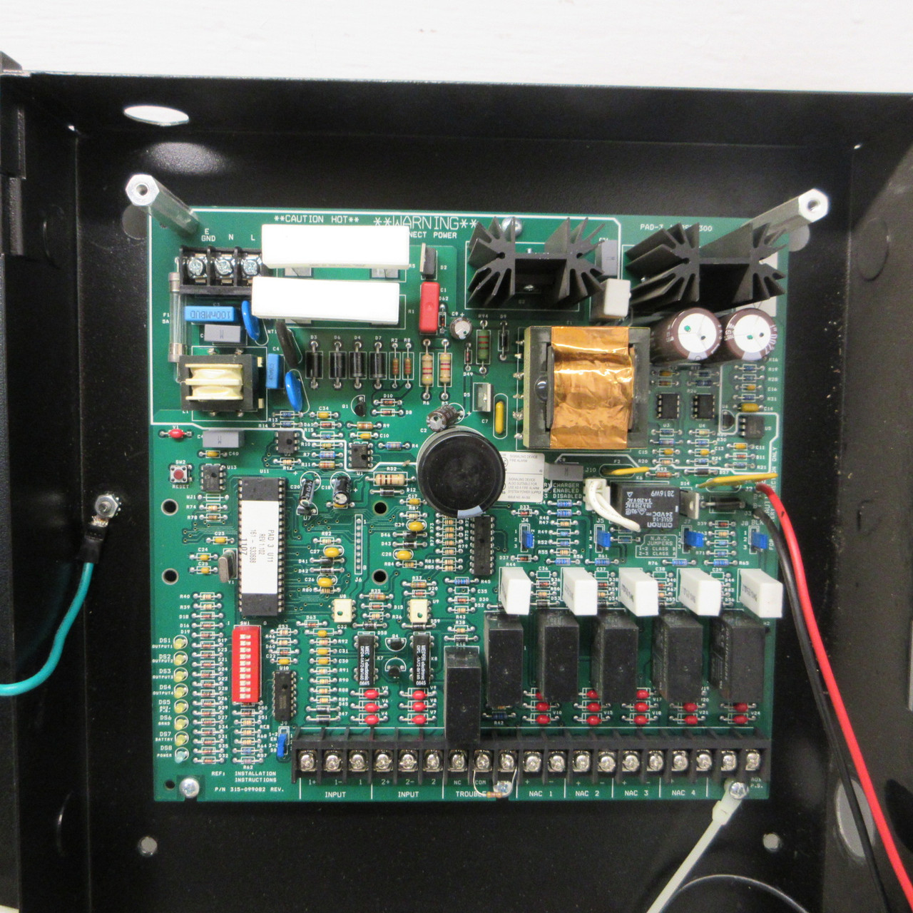 Siemens PAD-3 Distributed Power Module 315-099082 120VAC 2.5A PAD3 (NO KEY) (AH1614-1)