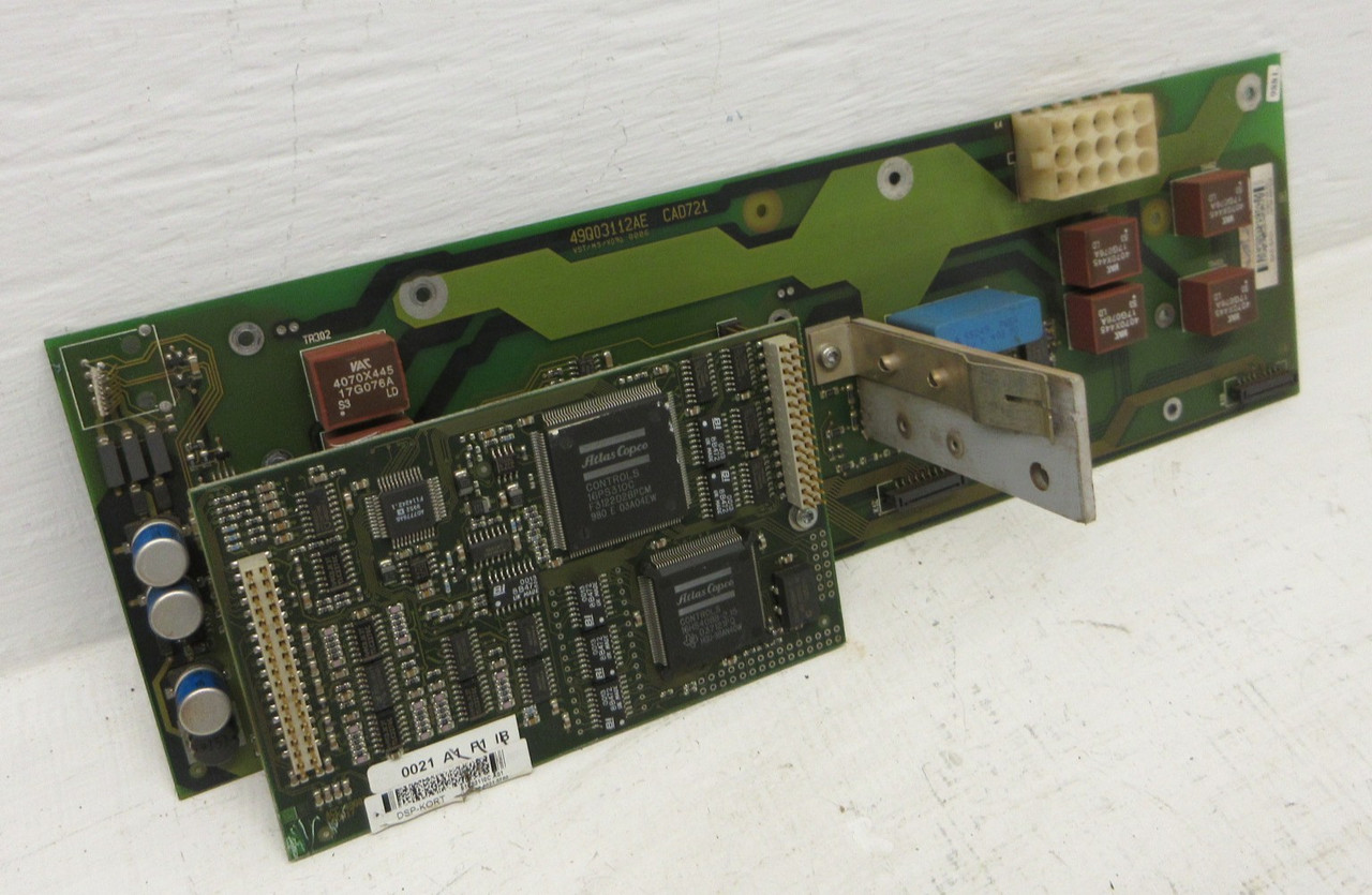 ABB 49Q03112AE PCB CAD721 PC Board BAS-BAD Circuit Board w/ DSP-KORT (AH1617-1)