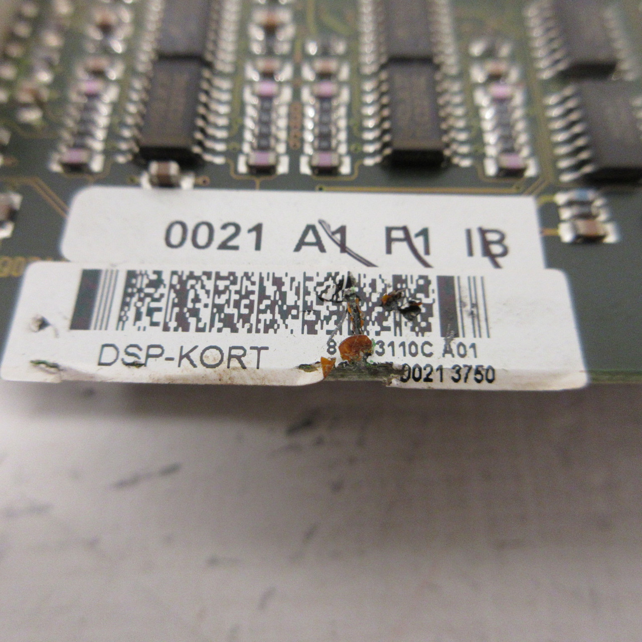 ABB 49Q03112AE PCB CAD721 PC Board BAS-BAD Circuit Board w/ DSP-KORT (AH1617-1)