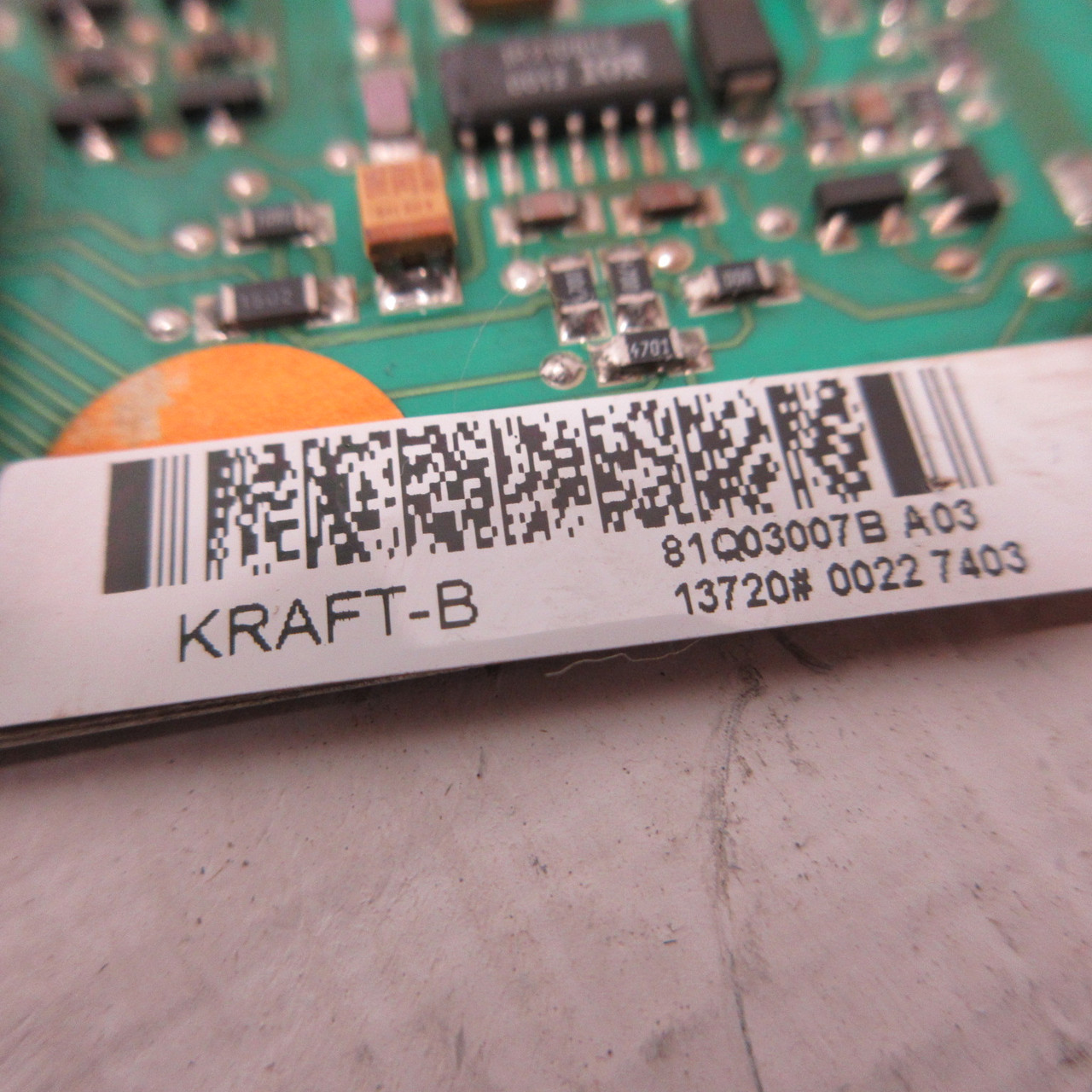 ABB 49Q03007AB PCB PC Board Circuit Board CAD937 KRAFT-B /81Q03007B A03 (AH1618-2)